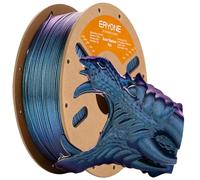 ERYONE Filamento PLA brillante para impresora 3D, 1.75mm ± 0.03mm, 1 kg (2,2 lb)/carrete, azul tecnológico titanio quemado