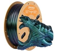 ERYONE Filamento PLA brillante para impresora 3D, 1.75mm ± 0.03mm, 1 kg (2,2 lb)/carrete, verde titanio quemado