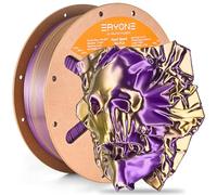 ERYONE High Speed Filament Silk Dual Color 1.75mm +/- 0.03mm, 3D Printing PLA Pro Filament Fit Most FDM Printer, 1kg / Spool, Gold & Purple