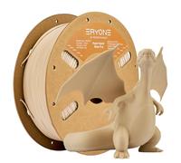 ERYONE Filamento PLA mate de alta velocidad de 1.75mm +/- 0.03mm, filamento PLA rápido, filamento para impresión 3D, 30-500 mm/s, 1 kg (2.2 lb)/carrete, beige