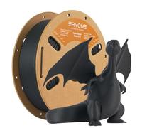 ERYONE Filamento PLA mate de alta velocidad de 1.75mm +/- 0.03mm, filamento PLA rápido, filamento para impresión 3D, 30-500 mm/s, 1 kg (2.2 lb)/carrete, negro