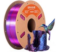 ERYONE Filamento PLA tricolor de seda de alta velocidad 1.75mm +/- 0.03mm, filamento PLA rápido, filamento para impresión 3D, 30-500 mm/s, 1 kg (2.2 lb)/carrete, rojo, azul y verde