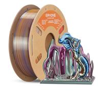 ERYONE HS Silk Quadruple Color Filament PLA 3D Printer 1.75mm +/- 0.03mm, Hyper Speed Coextrusion Filament PLA Shiny Filament 1kg, Splendid Quartet (Red & Yellow & Blue & Green)