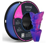 ERYONE Matte PLA Filament 1.75mm, PLA Matte Filament for 3D Printer, +/-0.03mm, 1KG/Spool, Dual Matte Pink & Blau