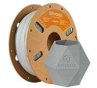ERYONE-bobina de filamento PLA mate, 10KG, 1,75mm, 1,45 de densidad (g/cm3), filamento PLA mate para impresora 3D FDM, envío gratis rápido Matte Gray