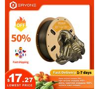 Eryone nuevo Arrial PLA filamento de titanio quemado de alta calidad para impresora 3D 1KG de diámetro 1,75mm ± 0,03mm carrete perfecto envío rápido Dark Gold