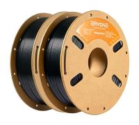 ERYONE PETG Filament 1.75mm, Filament PETG for 3D Printer 2KG, +/-0.03mm, 2 Pack 1KG Cardboard Spool, Black