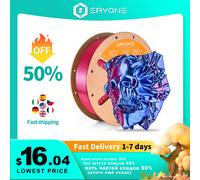 ERYONE, recién llegado, filamento de seda PLA de doble Color de alta calidad, filamento de 1KG de 1,75mm de diámetro para impresora 3D, envío rápido Black Red