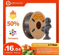 Eryone, recién llegado, filamento Hyper Speed PLA Plus, peso neto, 1KG de diámetro, 1,75mm ± 0,03mm, carrete perfecto de refrigeración de alta velocidad White