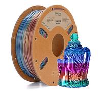 ERYONE Silk Rainbow PLA Filament 1.75mm,Ultra Silk PLA Filament for 3D Printer, Fast Color Change Rainbow PLA, +/- 0.03 mm, 1KG/Spool, Universe Rainbow