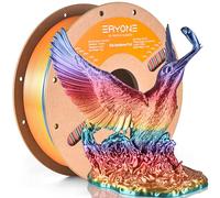 ERYONE Silk Rainbow PLA Filament 1.75mm,Ultra Silk PLA Filament for 3D Printer, Fast Color Change Rainbow PLA, +/- 0.03 mm, 1KG/Spool, Vibrant Rainbow