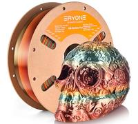 ERYONE Silk Rainbow PLA Filament 1.75mm,Ultra Silk PLA Filament for 3D Printer, Fast Color Change Rainbow PLA, +/-0.03mm, 1kg/Spool, Steampunk Rainbow