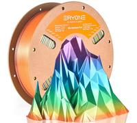 ERYONE Silk Rainbow PLA Filament 1.75mm,Ultra Silk PLA Filament for 3D Printer, Fast Color Change Rainbow PLA, +/- 0.03 mm, 1KG/Spool, Mountain Mirage Rainbow