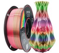 ERYONE Silk Rainbow PLA Filament 1.75mm,Ultra Silk PLA Filament for 3D Printer, Fast Color Change Rainbow PLA, +/- 0.03 mm, 1KG/Spool, Metal Luster Silk Rainbow
