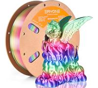 ERYONE Silk Rainbow PLA Filament 1.75mm,Ultra Silk PLA Filament for 3D Printer, Fast Color Change Rainbow PLA, +/- 0.03 mm, 1KG/Spool, Candy Rainbow