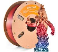 ERYONE Silk Rainbow PLA Filament 1.75mm,Ultra Silk PLA Filament for 3D Printer, Fast Color Change Rainbow PLA, +/- 0.03 mm, 1KG/Spool, Sunset Rainbow