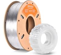 ERYONE TPU Filament 1.75mm, 3D Printer Filament TPU 0.5kg 1 Spool, -0.05mm, 95A, Transparente