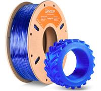 ERYONE TPU Filament 1.75mm, 3D Printer Filament TPU 1kg 1 Spool, +/-0.05mm,95A,Azul Transparente