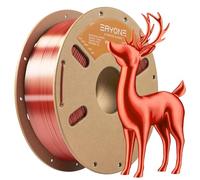 ERYONE Ultra Silk PLA Filament, PLA Silk Glossy Finish filament For 3D Printer, 1.75mm,+/-0.03mm, 1KG/Spool, Ultra Silk Copper