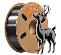 ERYONE Ultra Silk PLA Filament, PLA Silk Glossy Finish filament For 3D Printer, 1.75mm,+/-0.03mm, 1KG/Spool, Ultra Silk Black