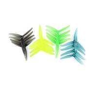 ERYTRJF 5140 5 pulgadas FPV Tri-Blade Hélices CW CCW 2 pares para estilo libre de 5" (4 pares F5 Blue)