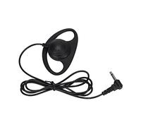 ERYUE 5 Auriculares con Forma de Jack D de 3,5 Mm para Radios Bidireccionales Walkie Talkie con Cable en Espiral, Se Adapta a Cualquier Oreja, para Seguridad Militar de la Policía