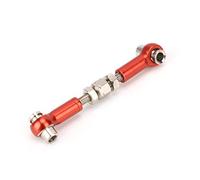 ERYUE 6 Piezas Servo Ajustable Enlaces Tie Rod Set Aleación de Aluminio 47-57mm RC Tie Rod Accesorios para HSP ZD Racing Hpi 1/12 y 1/10 Drift Buggy Mejorar el Rendimiento del Control (Rojo)