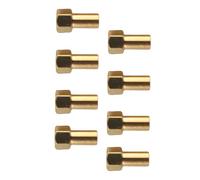 ERYUE 8 Piezas de 5mm de Tuerca Hexagonal de Latón Resistente Al Desgaste RC Tuerca de Bloqueo de Rueda para Axial SCX24, Mejorar la Estabilidad del Vehículo con Resistente a la (8 mm)