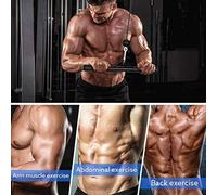 ERYUE Accesorio de Cable de Polea Cable Polea Fitness DIY Eficiente para Tríceps Bíceps Hombro Entrenamiento Gimnasio Equipo Fitness para Gimnasio en Casa Alambre Acero 1,4 M (Negro)