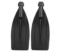 ERYUE Accesorios de Repuesto Duraderos para Canoa Kayak con Patrón en Espiral Negro, Ideal para Navegantes, Material Plástico, 1 par