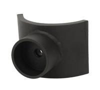 ERYUE Adaptador de Gato de Botella 12 Toneladas Sillín Elevación Hidráulico Resistente Sillín Alta Resistencia para Tubo 3 Pulgadas Negro para Viajes por Tierra, Kit Seguridad en Carretera