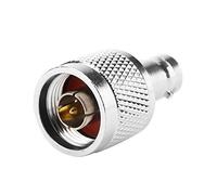 ERYUE Adaptador RF de Larga Vida útil, Convertidor de Conector Coaxial Hembra Tipo N Macho a BNC Hembra, 2 uds., para Ancho Banda Alta Frecuencia