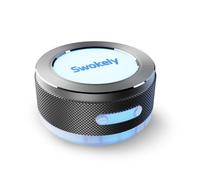 ERYUE Altavoz Portátil BT Inalámbrico Mini Caja de Sonido Reproductor de Música Creativo con Efectos Luz LED para Fiestas