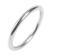 ERYUE Anillo Tórico Soldado de Acero Inoxidable, Accesorio para Mascotas de Buceo a Prueba Herrumbre para Fitness, Yoga, Equipaje Perros, 5 Mm (05040 Diámetro del Alambre 5 mm * diámetro Interior 40)