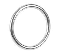 ERYUE Anillo Tórico Soldado de Acero Inoxidable, Accesorio para Mascotas de Buceo a Prueba Herrumbre para Fitness, Yoga, Equipaje Perros, 5 Mm (05050 Diámetro del Alambre 5 mm * diámetro Interior 50)