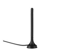 ERYUE Antena Digital, Base Magnética de Doble Banda UHF/VHF 10DB, Plug and Play, para TV Doméstica y TV para Automóvil