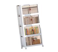 ERYUE Armario de Almacenamiento Plegable, Organizador para Ahorrar Espacio, Armario para bebé Sala de Estar, Almacenamiento Aperitivos Plástico Niños (4 Capas)