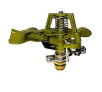 ERYUE Aspersor de Impacto con Patrón Ajustable de 360° para Jardín, Boquilla Pulverización Latón 4' para Césped Agrícola - Distancia Agua Duradera 10-15m