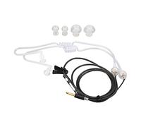 ERYUE Auriculares Binaurales con Tubo de Aire de 3,5 Mm, Reducción Ruido Portátil para Ordenador Portátil, Fitness, Viajes (Negro)