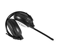 ERYUE Auriculares Inalámbricos ABS Sólidos, Diseño Plegable sobre la Oreja, Radio FM con LCD, para Uso Escolar