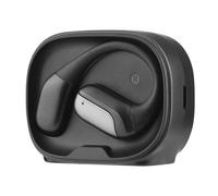 ERYUE Auriculares Inalámbricos con Traducción para Comunicación Multilingüe, Auriculares con Gancho para la Oreja y Estuche de Carga Pantalla Digital Viajeros Frecuentes (Negro)