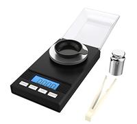 ERYUE Báscula Digital de Miligramos de Precisión Profesional con Pantalla LCD, Mini Balanza Electrónica para Pesaje Oro y Joyas, Capacidad 50 G para Utensilios Cocina