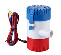 ERYUE Bomba de Achique Sumergible de 750GPH, Bomba Sumidero Alta Eficiencia para Cascos Barcos, Tanques Cebo, 12V/24V, Azul (12v)