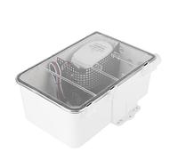 ERYUE Bomba de Caja de Drenaje Sentina DC 12V/24V 750GPH con Interruptor Automático - Filtro Malla Fácil Limpieza (12V)