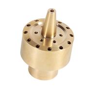 ERYUE Boquilla de Fuente de Columna Latón Dorado, Rociador Larga Vida útil para Fuente Parque, Hotel, 1/4'', 1/2'' o 3/4'' (1/4 Circunferencia de la cabeza de 17,5 a 18 cm)