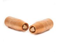 ERYUE Boquilla MIG 200-258 1/2 Pulgadas 2 Uds Boquilla Estable de Cobre Resistente a la Corrosión para Pistola de Soldar M25/M40 MIG