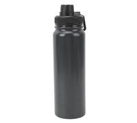 ERYUE Botella de Agua Aislada Botella de Agua Deportiva Térmica PP PC Acero Inoxidable 304 con Plegable para Viajes Al Aire Libre Senderismo Pesca (800ml)