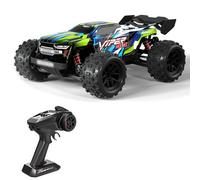 ERYUE Camión Teledirigido de Alta Velocidad, Coche de Escalada con Motor sin Escobillas 55 Km/h para Niños, Coche Todoterreno Verde con 3 Baterías (Verde #-1)