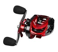 ERYUE Carretes Baitcaster de Freno Magnético 7.2:1 3+1BB para un Flujo de Línea Suave Carrete Pesca Arrastre Máximo 8 Kg para Control y Ajuste Precisión, Baitcast Cuerpo Metálico Varios Escenarios