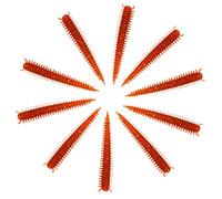 ERYUE Cebo de Pesca de Gusano Elástico, Señuelos Lombriz Tierra Suaves, Aparejos con Olor a Pescado, 10 Cebos Pesca Realistas para Pescadores, Material Plástico, 6 Cm Longitud, Adecuado para